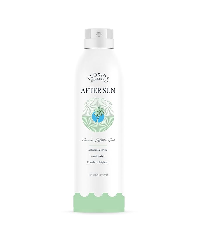 Florida Squeezed After Sun Aloe Mist | 6 oz | Revitalize, Nourish, Hydrate and Cool