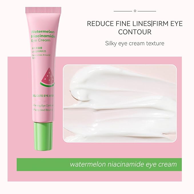 Watermelon Niacinamide Skin Care Set, Skin Care For Kids & Girls With Cleanser,Toner,Eye Cream,Cream,Serum,Headbeand & 2PCS Guasha, Skincare For Girls 10-12, Routine Beauty Skin Care For Teens Gift