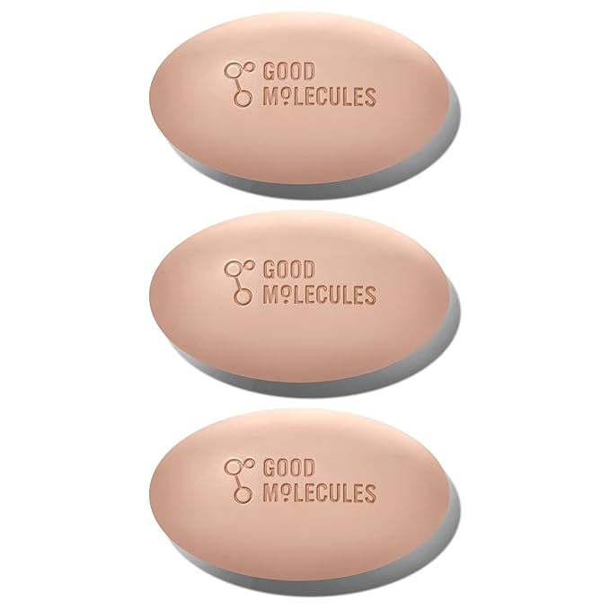 Good Molecules Clarify and Cleanse Bar Pack 3 – 89 g / 3.15 oz Each | Soap Free Face & Body Cleansing Bar with Salicylic Acid (BHA)