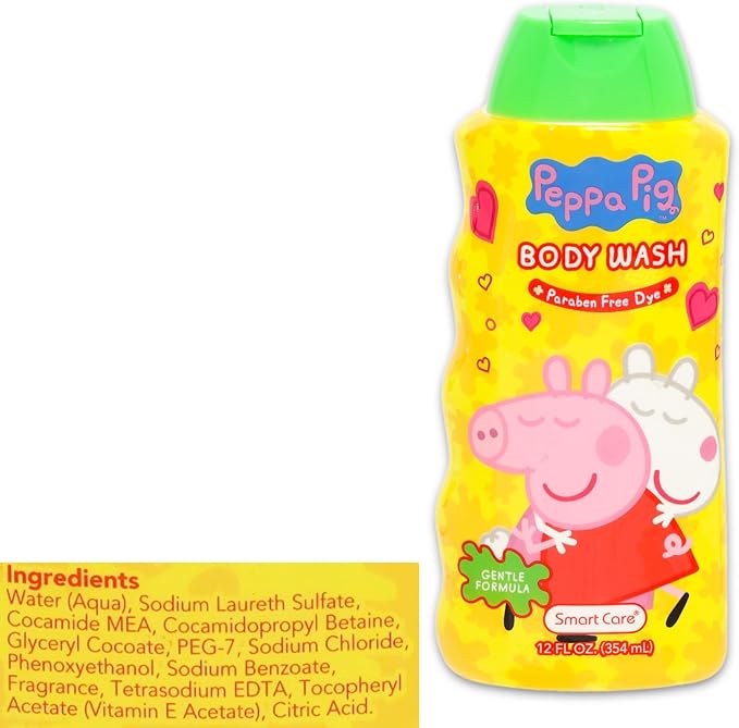 Ultimate Peppa Pig Bathroom Set - Bundle with Hypoallergenic Shampoo, Body Wash, Bubble Bath, Paint, Stickers, More | Shower Supplies Kit for Kids