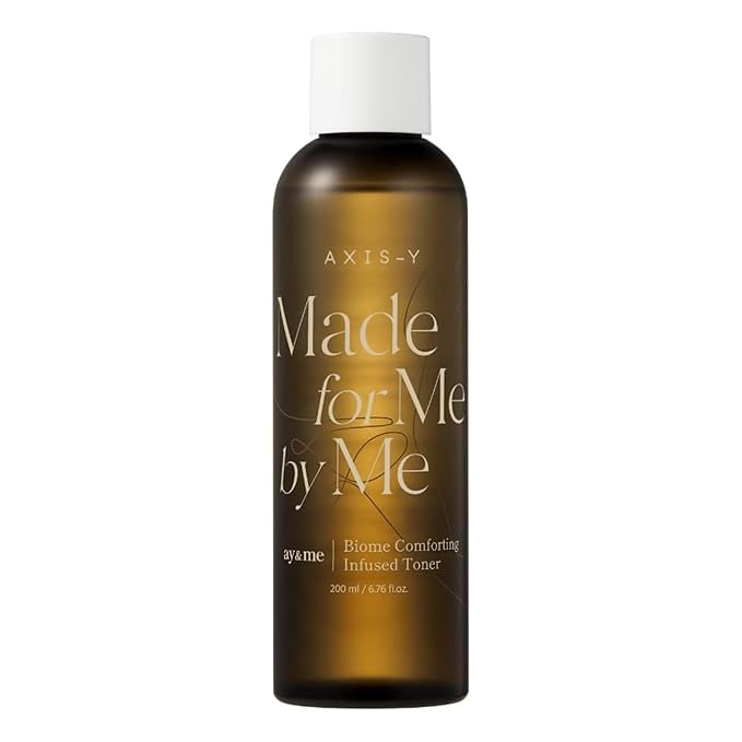 AXIS-Y Biome Comforting Infused Toner with 5 Probiotics Complex, Mugwort & Centella Asiatica - Soothing, Moisturizing, Hydrating for All Skin Types - Korean Skin Care - 200ml / 6.76 fl. oz.
