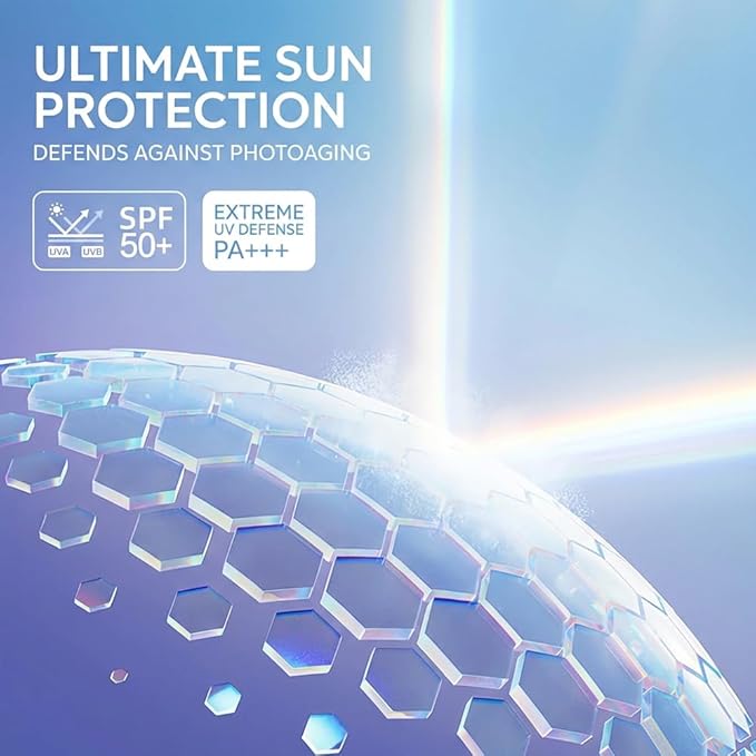 SPF 50+ PA+++ Sunscreen Lotion for Face & Body, No White Cast, For Sensitive & Oily Skin