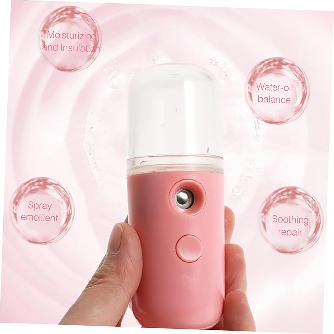 Baluue Portable Nano Facial Hot Spray Toner for Face Makeup Device Charging Face Sprayer