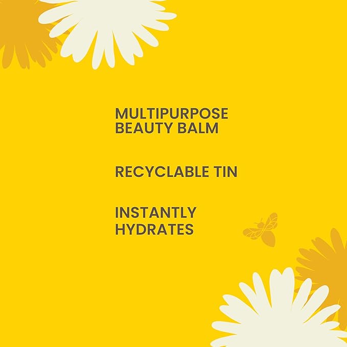 Burt's Bees 100% Natural Origin Goodness Glows Miracle Balm, Hydrates and Softens Dry Skin From Head To Toe, 0.6 Ounce Tin