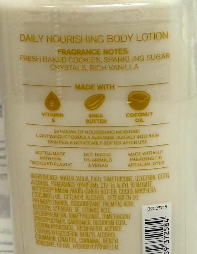Bath & Body Works Merry Cookie Body Lotion 8 Ounces Each Pack of 2