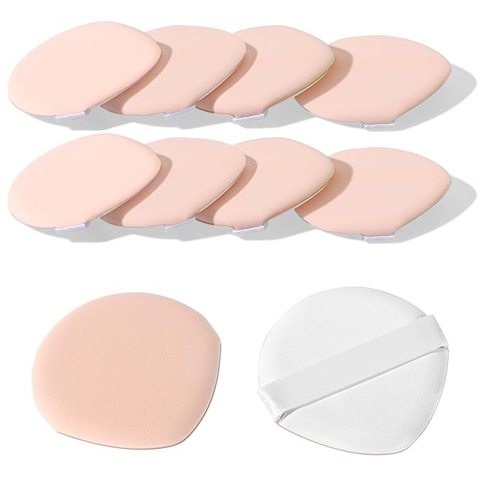 8Pcs Air Cushion Makeup Puffs for Foundation Concealer and Powder Korean Makeup Sponge Puff Teardrop Mix Setting Make Up Cushion Puffs Foundation Sponge for Liquid, Cream, and Powder