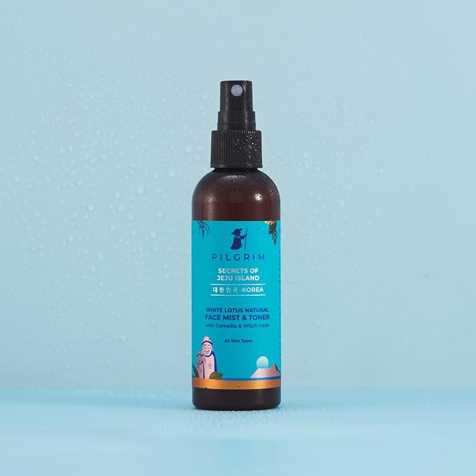 Korean Beauty White Lotus Refreshing Face Mist & Toner | Toner for Glowing Skin | Alcohol-Free Mist & Toner for Open pores Tightening | 100ML