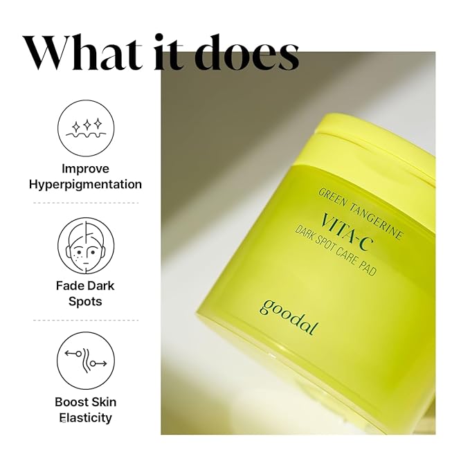 [Bundle] Goodal Green Tangerine Vitamin C Toner Pad & Eye Patch [Advanced Ver.]