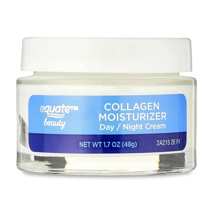 Equate Collagen Day & Night Moisturizer for Face Care to Smooth & Soften Skin, 1.7 oz