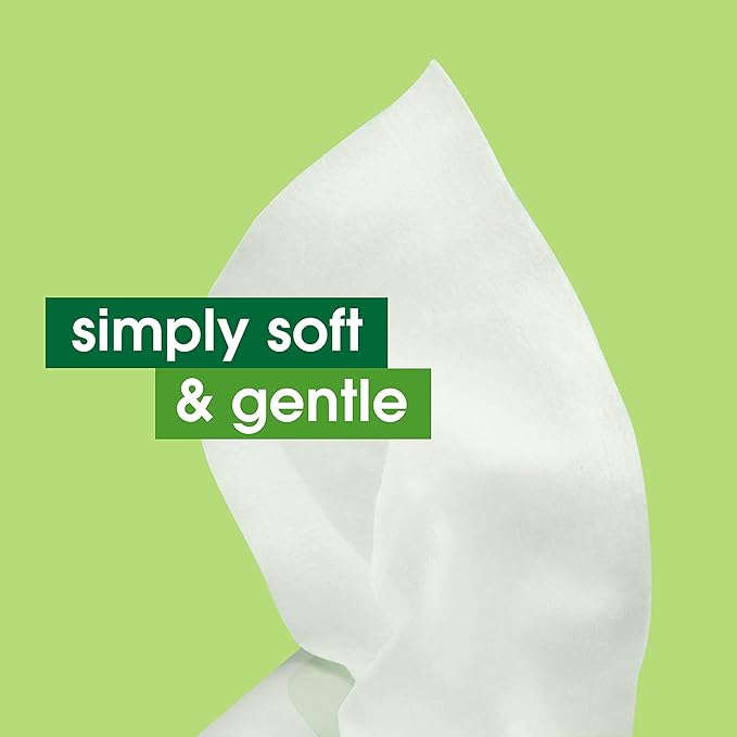 Simple Kind to Skin Facial Wipes Gentle and Effective Makeup Remover Cleansing Free from color and dye artificial perfume and harsh chemicals 25 Wipes, Pack of 2