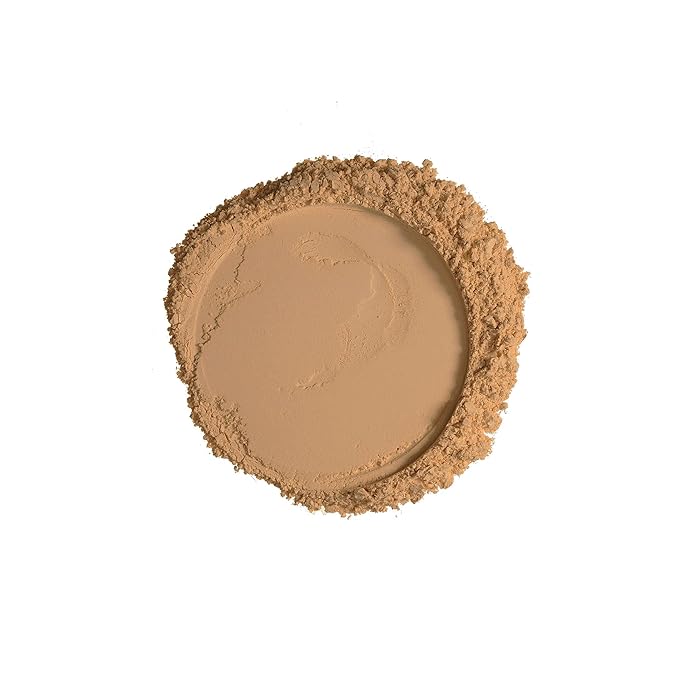 Ruby Kisses No More Blemish Face Powder with Salicylic Acid Korean Makeup Matte Finish Full Coverage Pressed Powder (Toasted Almond)