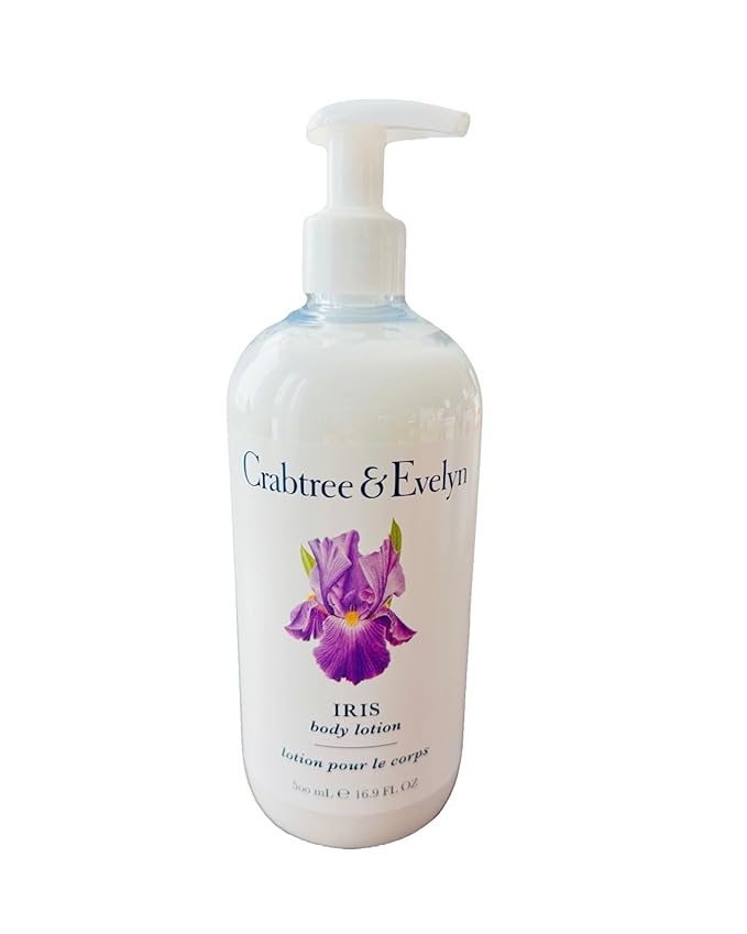 Crabtree & Evelyn Iris Bath Set Shower Gel and Body Lotion Duo