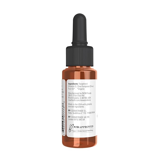 NOW Foods Solutions, E-Oil 23,000 IU, Natural Skin Rejuvenation, Skin Moisturizer, 1-Ounce