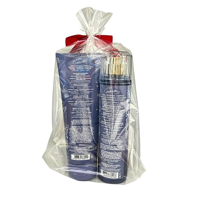 Bath & Body Works PRINCESS COLLECTION Fine Fragrance Mist & Ultimate Hydration Body Cream 2-piece Gift Set with a Bow for Holidays - Full Size – Limited Edition (Cinderella)