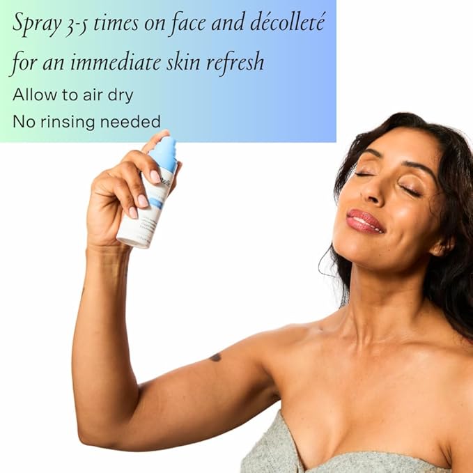 Detox & Soothe Face Mist with Hypochlorous Acid .02% | 2.7 oz | Helps Reduce Redness, Irritation, Breakouts | Rosacea, Eczema, Sensitive-Skin Safe | Barrier Protecting & Skin Cleansing Toner