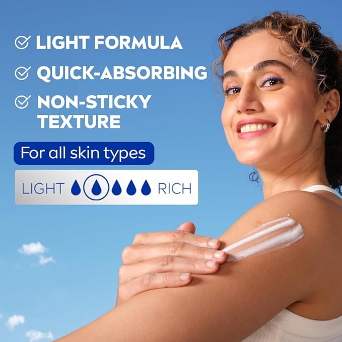 Nivea Natural Glow Cell Repair Body Lotion | With SPF 15 and 50X Vitamin C | 13.52 Fl Oz | Pack of 1
