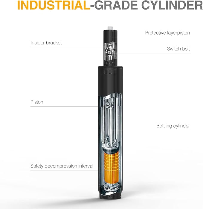 Office Chair Cylinder Replacement,Heavy-Duty Gas Lift Cylinder Fits Most Chairs,Highest End Class 4 Hydraulic Pneumatic Piston, Universal Size