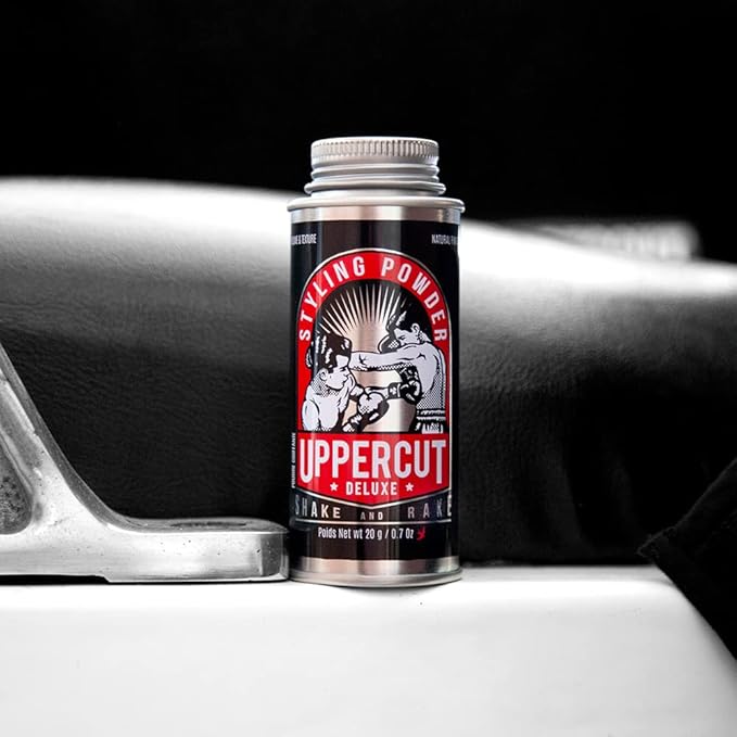UPPERCUT DELUXE Styling Powder for Men – Volumizing & Texturizing Hair Powder with Flexible Hold and Natural Matte Finish – Lightweight, Reworkable Men’s Hair Product – 0.7 oz / 20 g