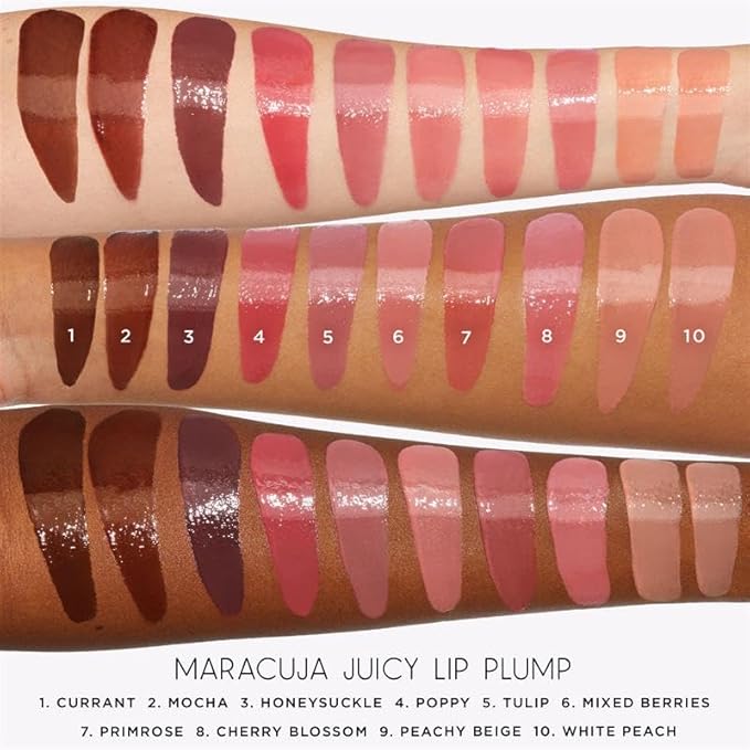 tarte maracuja juicy lip plump – Hydrating & Volumizing Lip Plumper Gloss Balm with Nourishing Hyaluronic Acid, Plumps & Moisturizes, Vegan & Cruelty-Free, full size, white peach