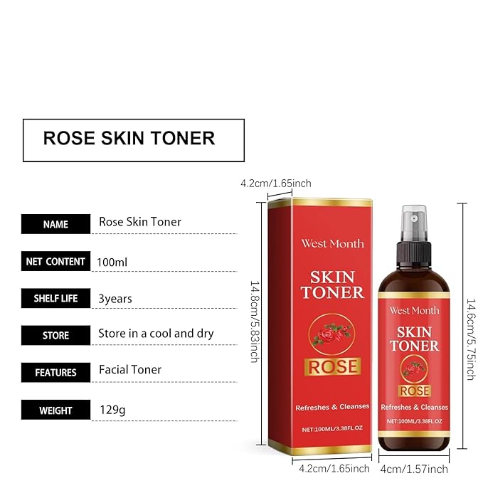 Hydrating Toner Spray - Moisturizing & Brightening Face Toner, Reduces Fine Lines, All-Day Skin Hydration & Refreshment(3PCS)