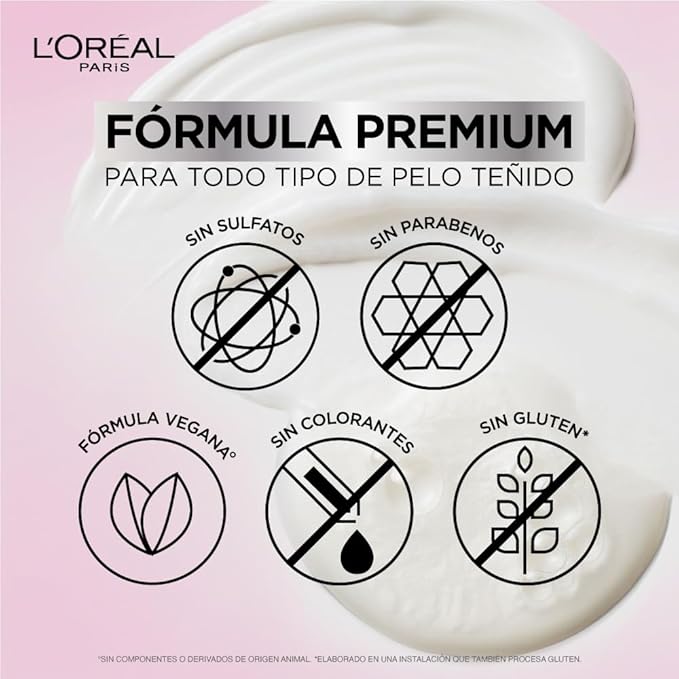 L'Oreal Paris Glossing Sulfate Free Conditioner with Glycolic Acid,Hair Care for Lasting Shine and Smoothness for Dull,Dry Hair,EverPure,6.8 Fl Oz,(Pack of 2)