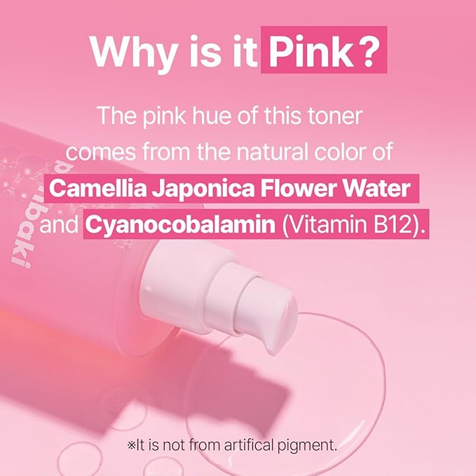 Adenosin Pink Essential Toner 150ml / 5.07fl.oz Hydrating & Firming Toner for Wrinkles, Fine Lines & Dull Skin, Peptides for Radiance, Korean Skincare