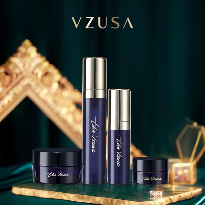 VZUSA Skin Care Sets,10ml Activating Toner, 5ml Recovery Essence, 3g Multi-Purpose Eye Cream, 5g Repair Firming Cream, Travel Set Gifts