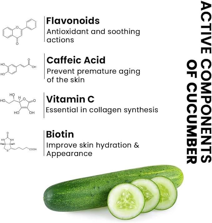 KEYA SETH AROMATHERAPY, DEVICE OF DROP Skin Hydrating Cucumber Toner Anti Pigmentation, Soothes, Sunburn Treats Open Pores with Cucumber Extract for Sensitive Skin 200Ml