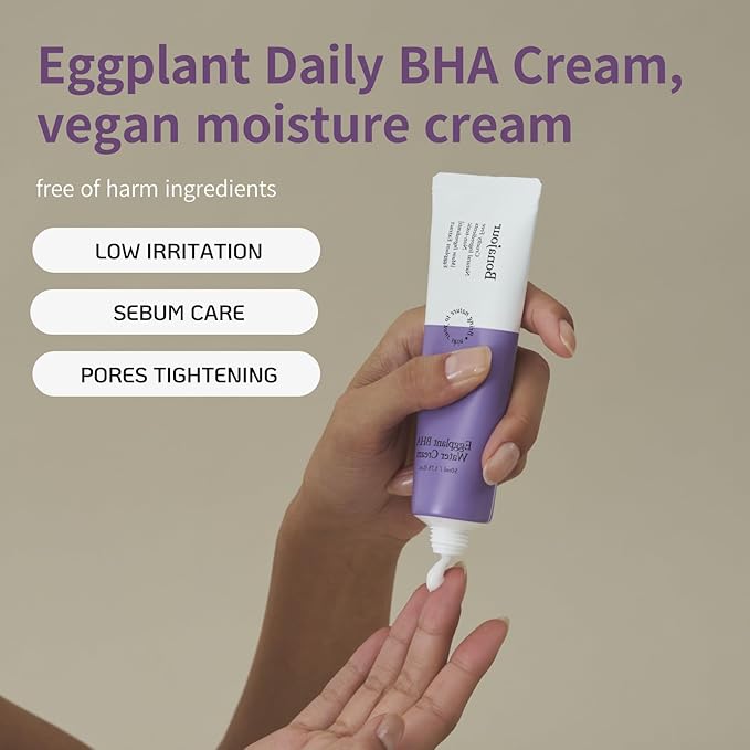 [BONAJOUR] Eggplant Daily BHA Toner & Cream Duo 7.2+1.7 fl.oz