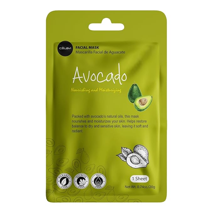 Celavi Essence Facial Face Mask K-Beauty Skincare Korea Skin Care Moisturizing (2 of each) B Set