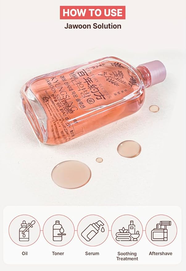 Kyungsung Jawoon Solution 110 ml / 3.71 fl oz – Hydrating Facial Essence & Toner-Serum Solution