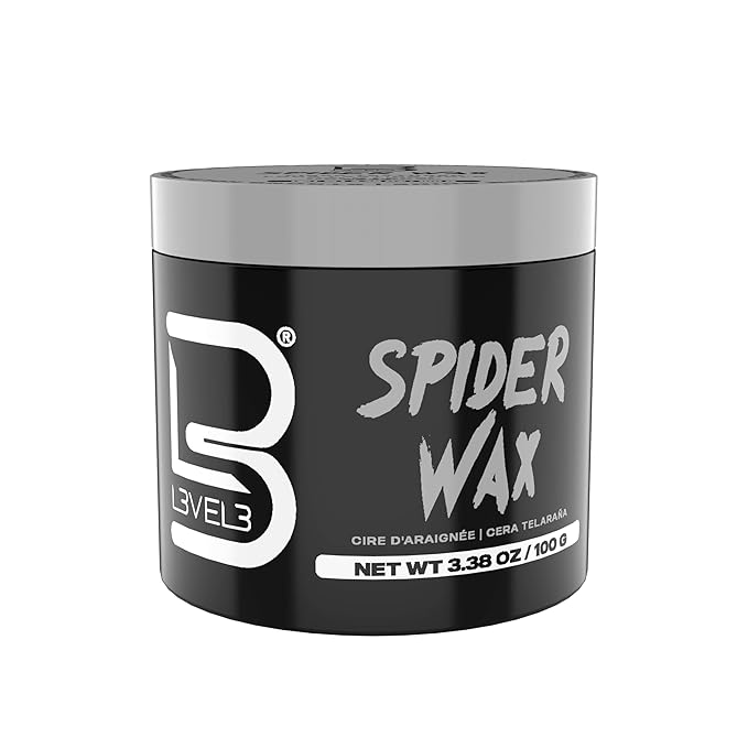 L3 Level 3 Spider Wax - Long Lasting and Strong Hold Improve Your Hair Volume and Texture