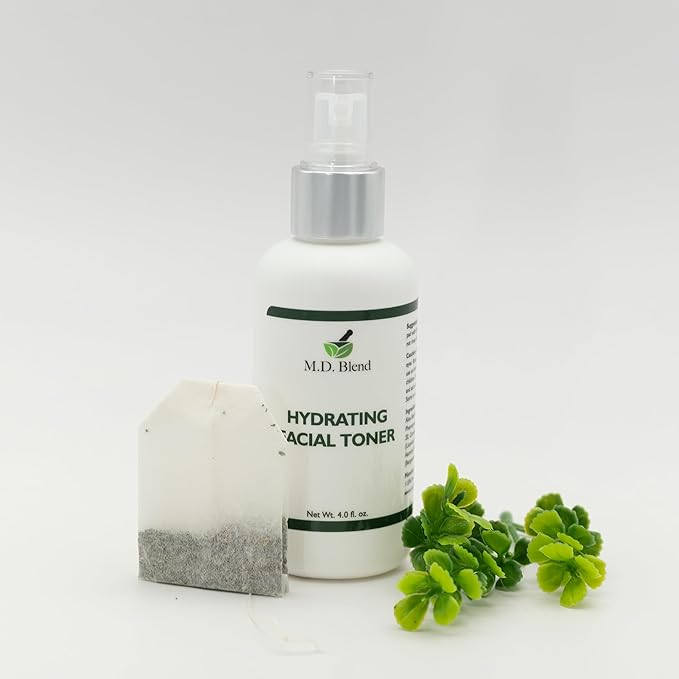Hydrating Facial Skin Care Toner Mist for Deep Rejuvenation and Refreshed Skin Beauty, Infused with Witch Hazel, Aloe Vera, Chamomile, and Green Tea Extracts, Additive-Free, 4 Oz