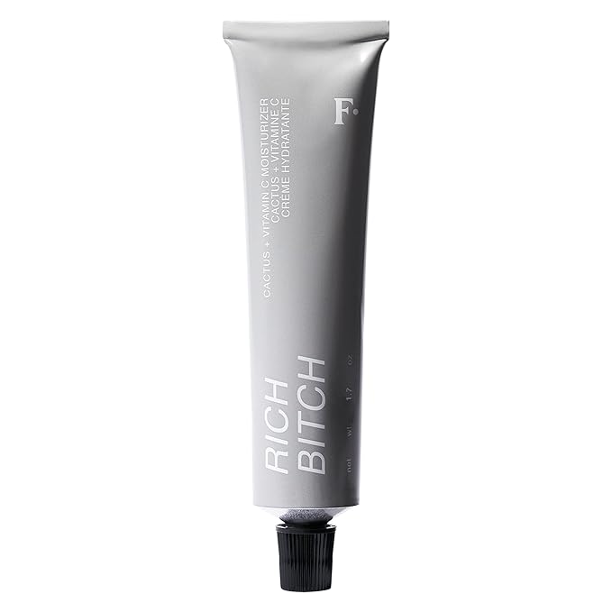 Freck Beauty RICH Beotch Cactus + Vitamin C Moisturizer - Hydrate Dry Skin, Calm & Sooth with Lightweight Feel, Infused with Jojoba and Prickly Pear Seed Oil, Reduce Redness and Support Skin Barrier