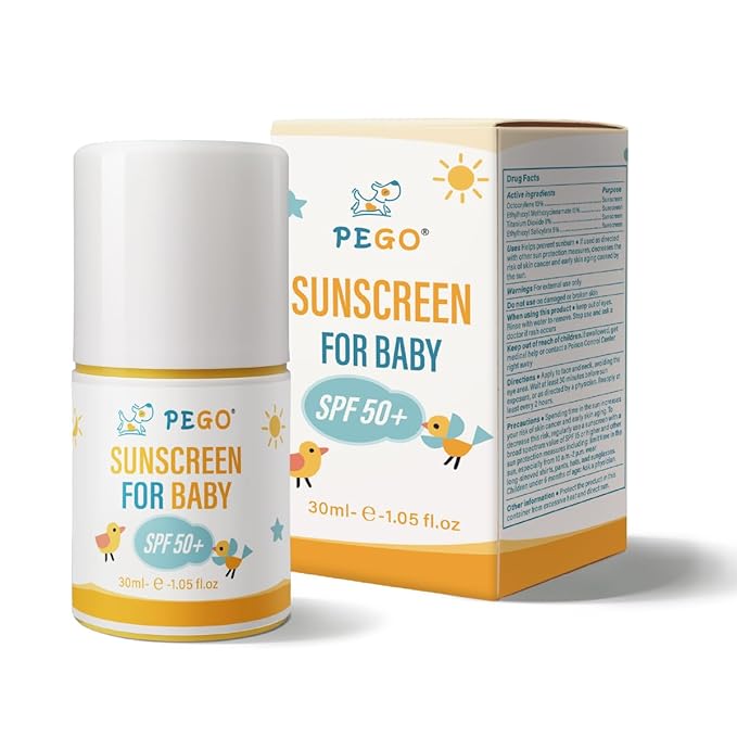 Kids Sunscreen for Face,Body,Tear-Free & Water Resistant,Gentle for Sensitive Skin,Broad Spectrum SPF 50,Summer Sunscreen Lotion for Children's,Baby Sun Protection,Toddler Beach Essentials