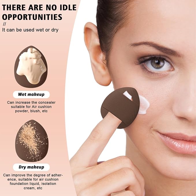 Professional Comfort Makeup Tool Set, 54pcs/set Brush & Today Sponge & Powder Puff & Headband & Brush Cleaning Bowl, Multi-sue Facial Makeup & Cleansing Accessories (brown)