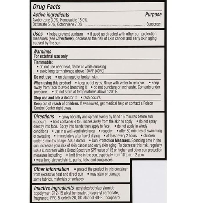 Members Mark SPF 50 Sunscreen Spray, 9.1 oz, 3 Pack – Broad Spectrum UVA/UVB Protection, Water Resistant, Non-Greasy Continuous Spray Sunscreen
