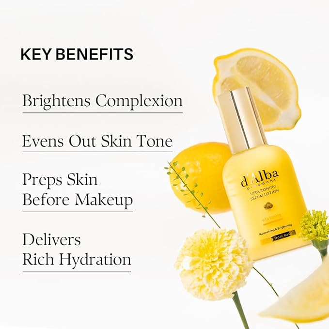 White Truffle Moisturizing Serum Lotion, Milky Lotion, Lightweight, Deep Hydration, Face Moisturizer, Glass Skin (3.38 fl oz.)
