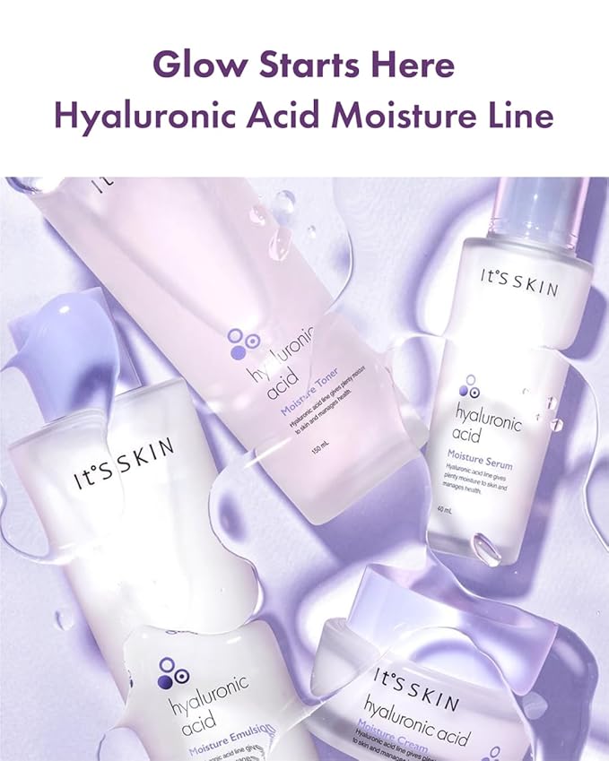 It'S SKIN Hyaluronic Acid Moisture Emulsion + 5.07 Fl Oz, Face Moisturizer for Skin Care Firming Hydration and Moisture Barrier, Nourishing & Hydrating for Healthy Skin, Korean Skincare