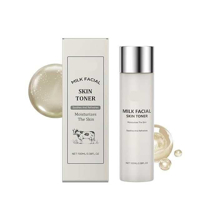 Milk Deep Hydrating Toner - Gentle Nourish, Lock Moisture, Bright Smooth Skin, Quick Absorb(2PCS)