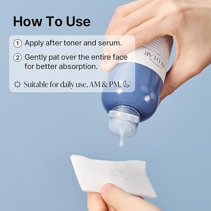 Real Blue Centella Azulene Essence Toner | Lightweight Moisturizer for Dry & Sensitive Skin with Azulene, Centella, 10-Hyaluronic Acid Complex | Korean Skin Care (200 ml/6.76 fl.oz.)