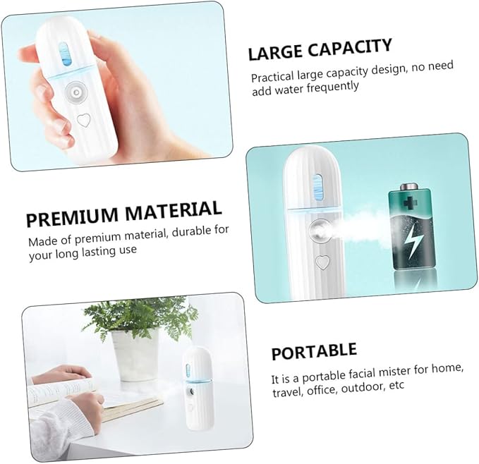 Facial Sprayer Toner Spray for Face Portable Face Spray Handy Moisturizing Mist Sprayer Air Humidifier