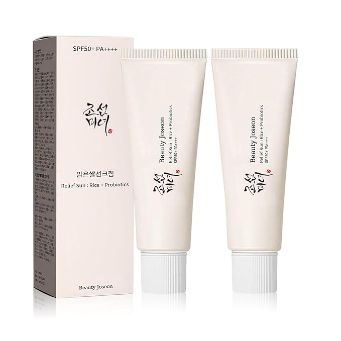 Organic Korean sunscreen SPF50+, PA++++ Riceand Probiotics | Korean Skin Care Solution for All Skin TypesNourishing Skin Protection and UV Def