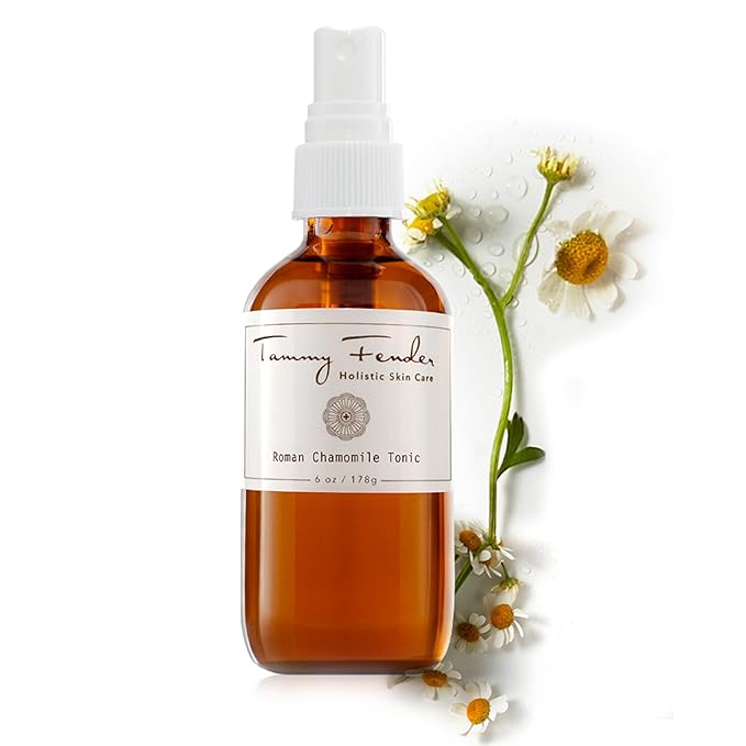 Tammy Fender - Roman Chamomile Tonic Face Toner | Natural, Organic, Cruelty Free, Non-Toxic Skincare | Hydrate, Restore, Calm | Sensitive Skin Safe (6 oz | 178 g)
