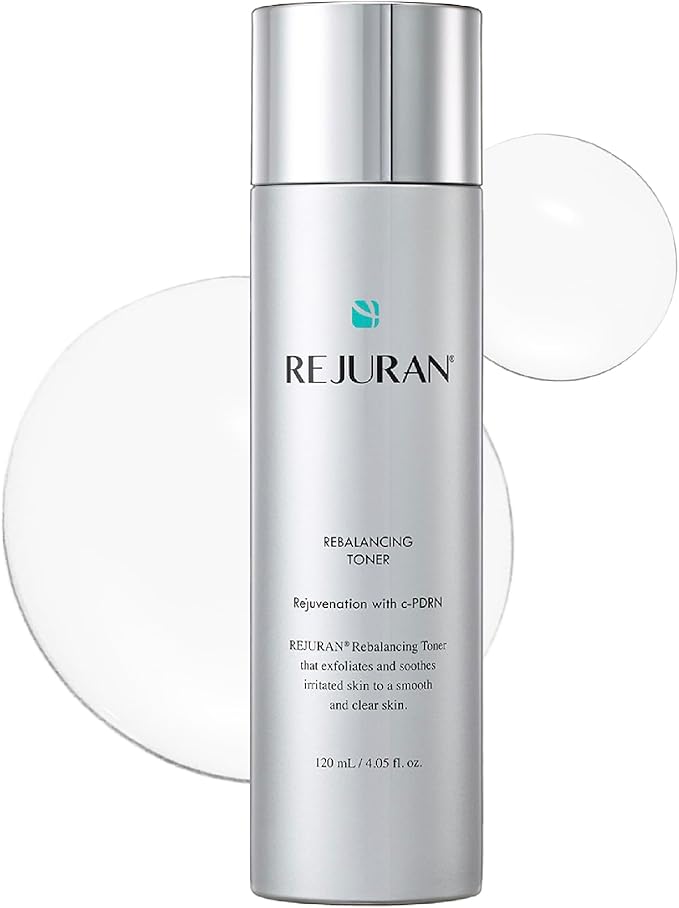 REJURAN® Rebalancing Toner, c-PDRN® – Salmon DNA Hydrating & Soothing Facial Toner for Skin Texture, Pore Care & Barrier Support with Salmon DNA. Korean Skin Care (4.05 fl oz)