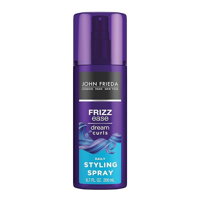 John Frieda Anti Frizz,Frizz Ease Dream Curls Daily Styling Spray for Curly Hair,Magnesium-enriched Formula,6.7 Oz,(Pack of 6)