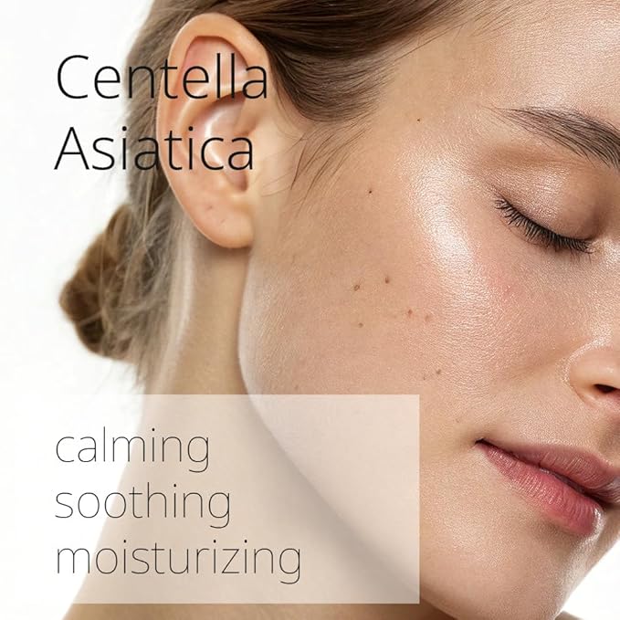 Centella Asiatica Extract 1 fl. oz. Dropper for soothing, moisturizing, and calming skin. using as facial toner or mist. Empty spray bottle included.