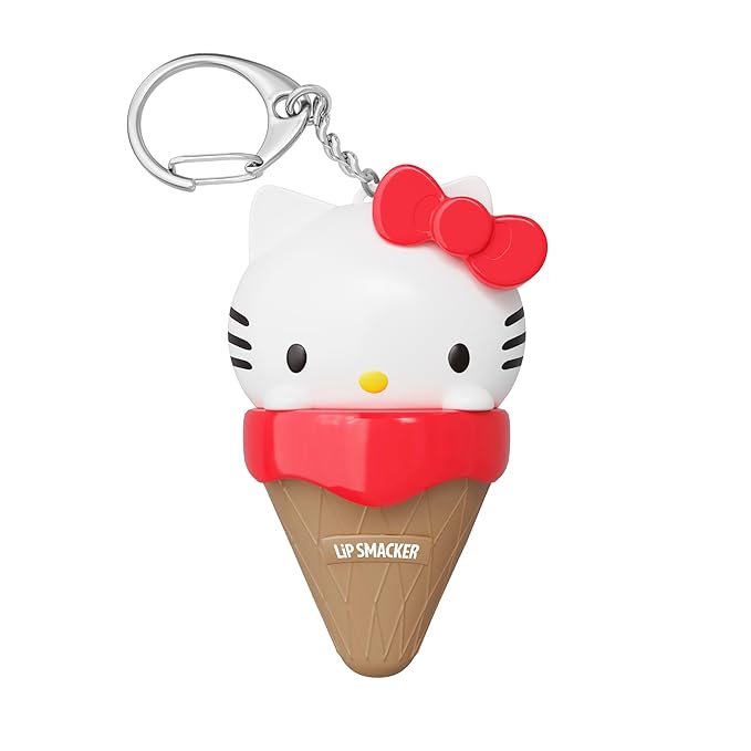 Lip Smacker Hello Kitty Lip Balm | Ice Cream Flavored | Moisturizing | Soft Shine | Cruelty-Free
