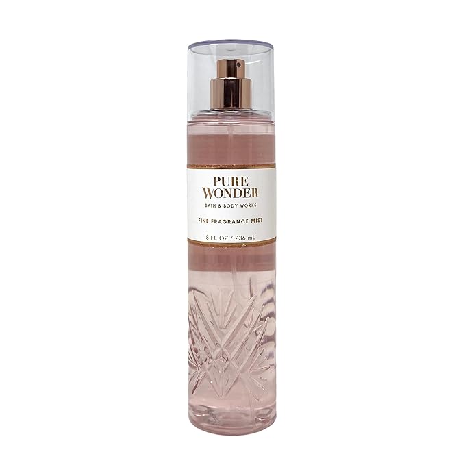 Bath & Body Works Pure Wonder 3 Pack Fine Fragrance Mist Bundle with a Himalayan Salts Springs Bar Soap - Full Size