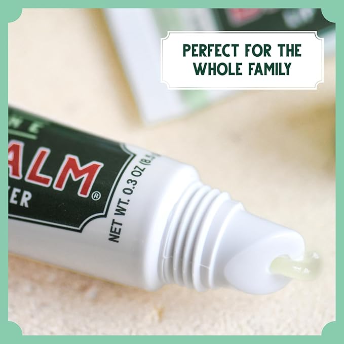 Vermont's Original Bag Balm Moisturizing Lip Balm with Vitamin E | Pack of 4 0.3oz Tubes (4 Pack, Fresh Mint)